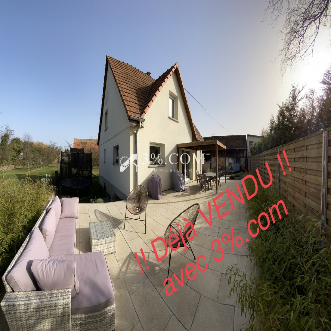 Maison A Vendre Fegersheim Le Bon Coin vente 3%.COM - Exclusivité FEGERSHEIM, Maison 100m², 3 chambres