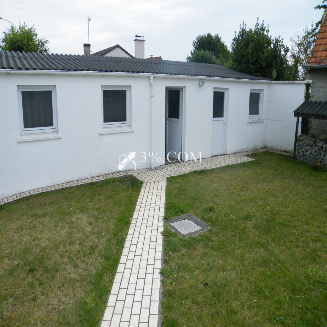 vente Plainpied 3 chambres à Gondecourt individuel  3%.COM