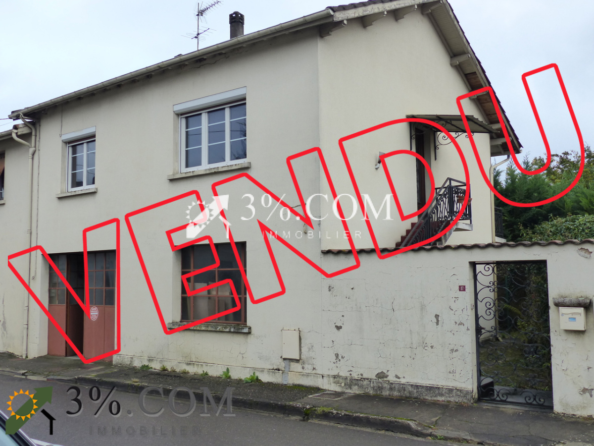 Maison de ville 113 m² - centre ville Roquefort