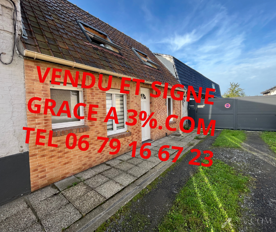 Vente Maison 40m² 3 Pièces à Herrin (59147) - 3%.Com