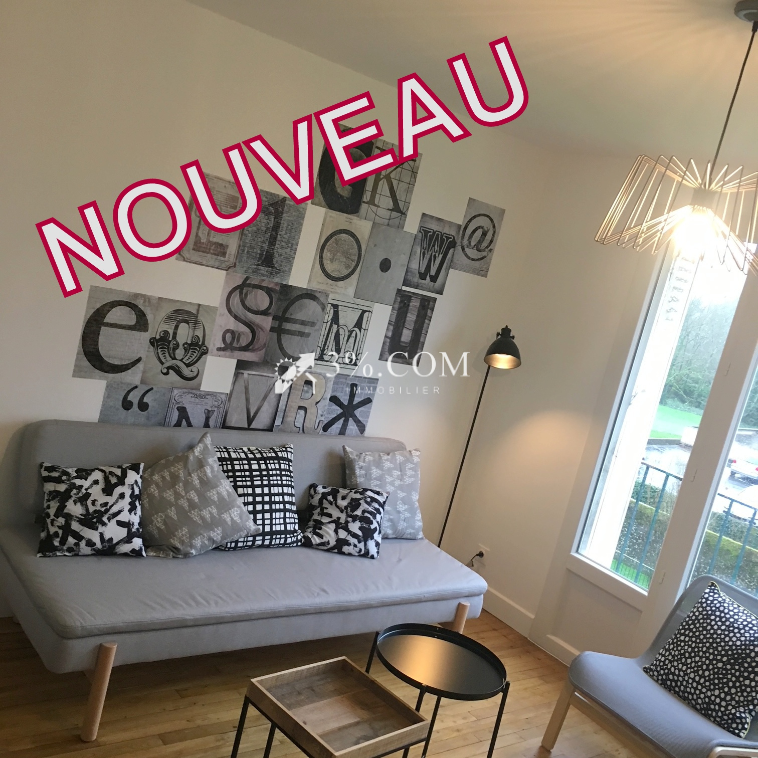Vente Appartement 70m² 4 Pièces à Nantes (44100) - 3%.Com