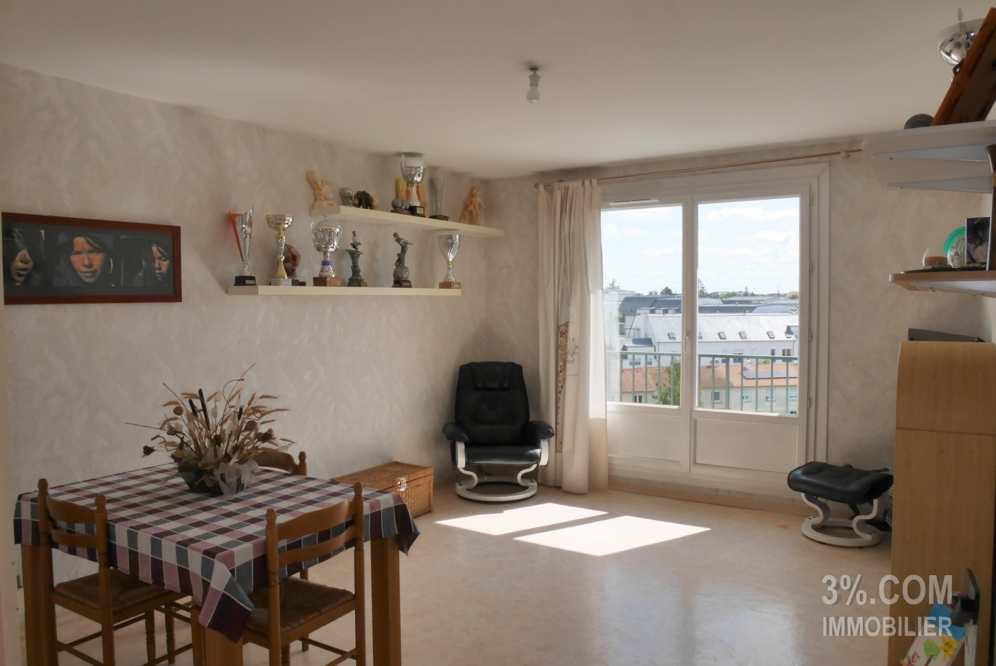 Vente Appartement 69m² 3 Pièces à Saint-Sébastien-sur-Loire (44230) - 3%.Com