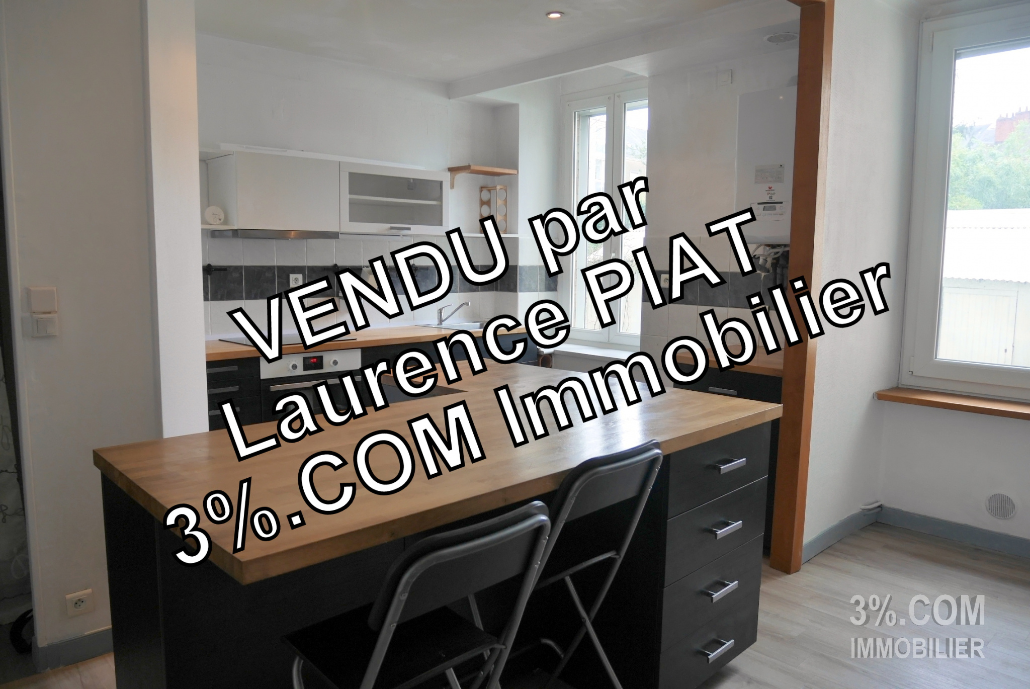 Vente Appartement 66m² 3 Pièces à Nantes (44000) - 3%.Com