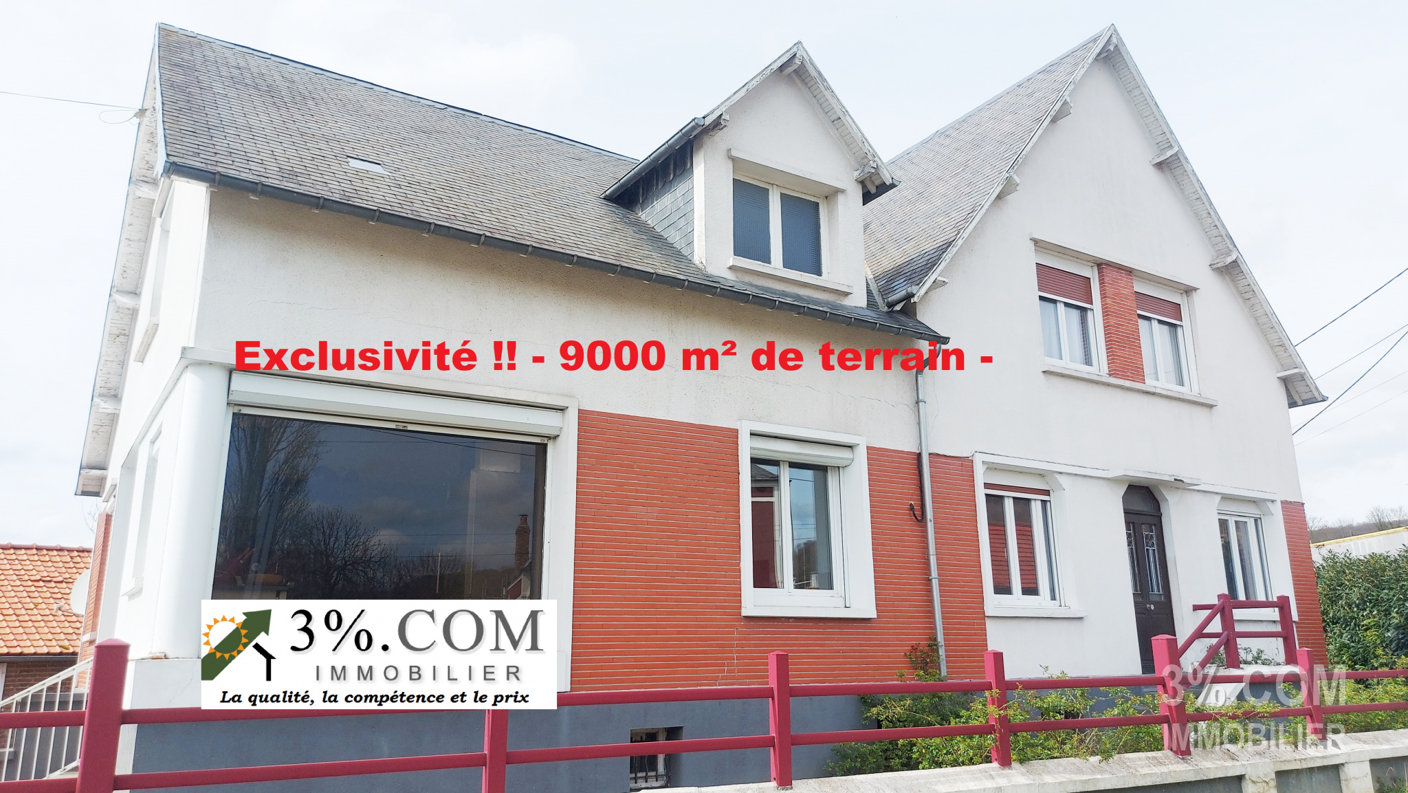 Vente Propriété / Demeure 155m² 7 Pièces à Hodeng-au-Bosc (76340) - 3%.Com