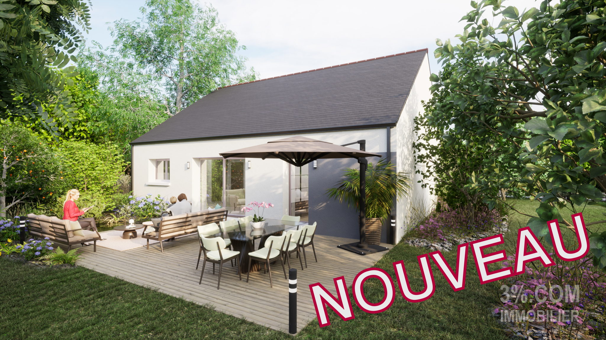 Vente Maison 97m² 4 Pièces à Angers (49000) - 3%.Com