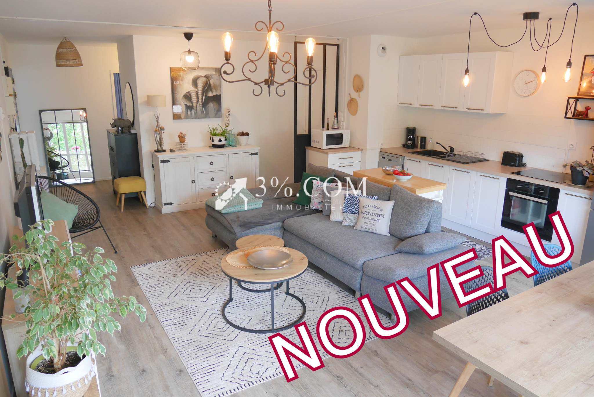 Vente Appartement 91m² 5 Pièces à Courrières (62710) - 3%.Com