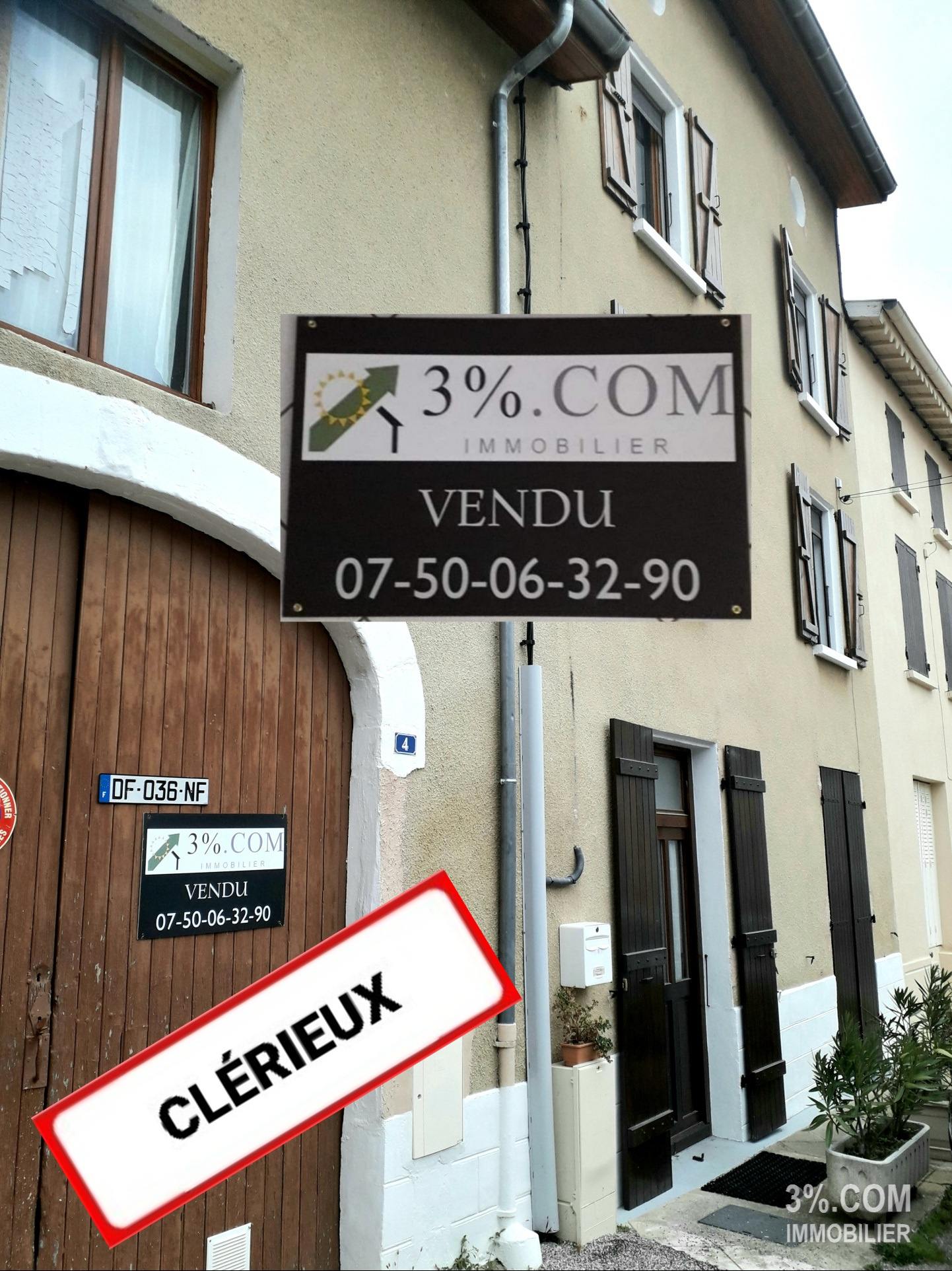 Vente Maison 145m² 6 Pièces à Clérieux (26260) - 3%.Com