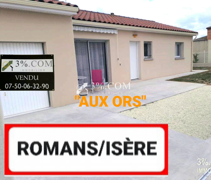 Vente Maison 72m² 4 Pièces à Romans-sur-Isère (26100) - 3%.Com