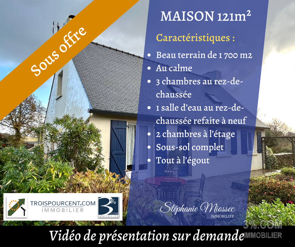 Vente Maison 121m² 7 Pièces à Saint-Julien (22940) - 3%.Com