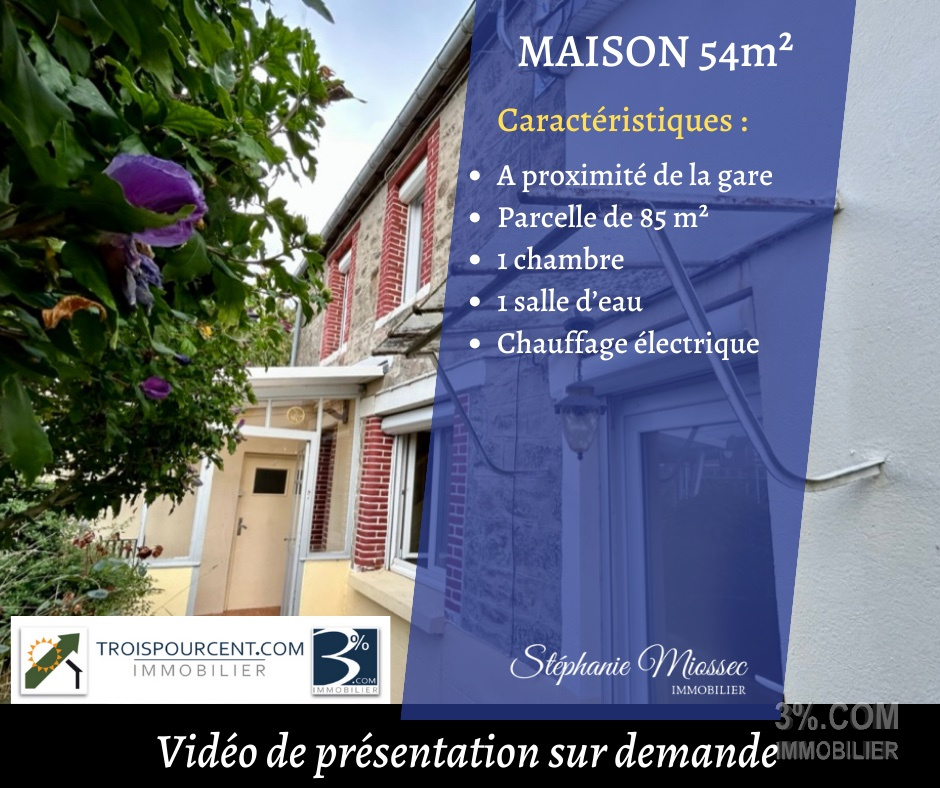Vente Maison 54m² 2 Pièces à Saint-Brieuc (22000) - 3%.Com