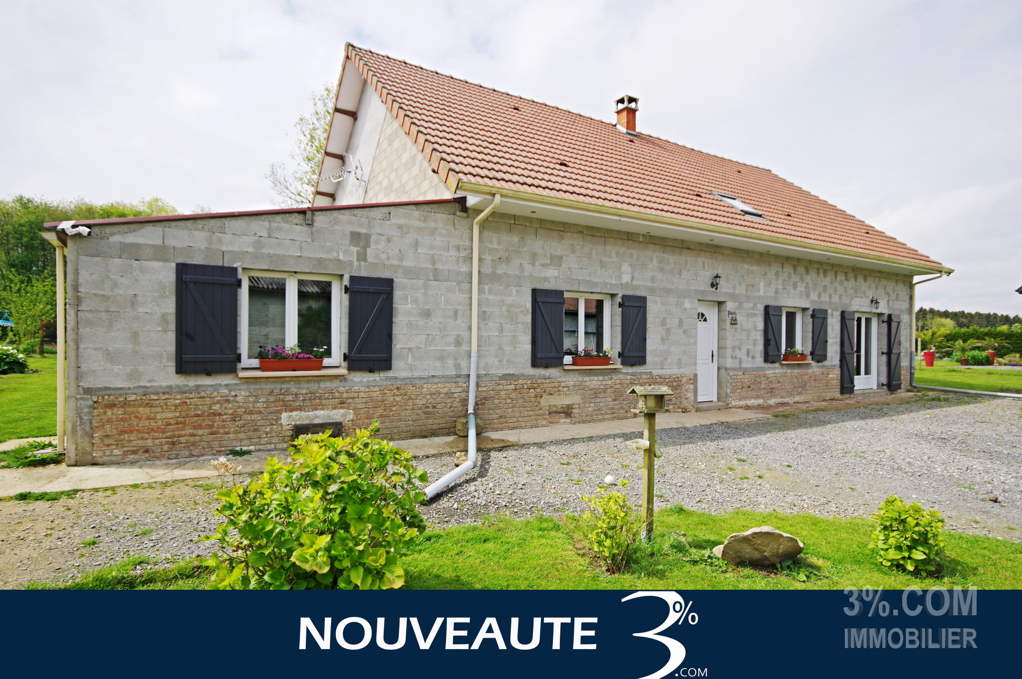 Vente Maison 193m² 7 Pièces à Ribeaucourt (80620) - 3%.Com