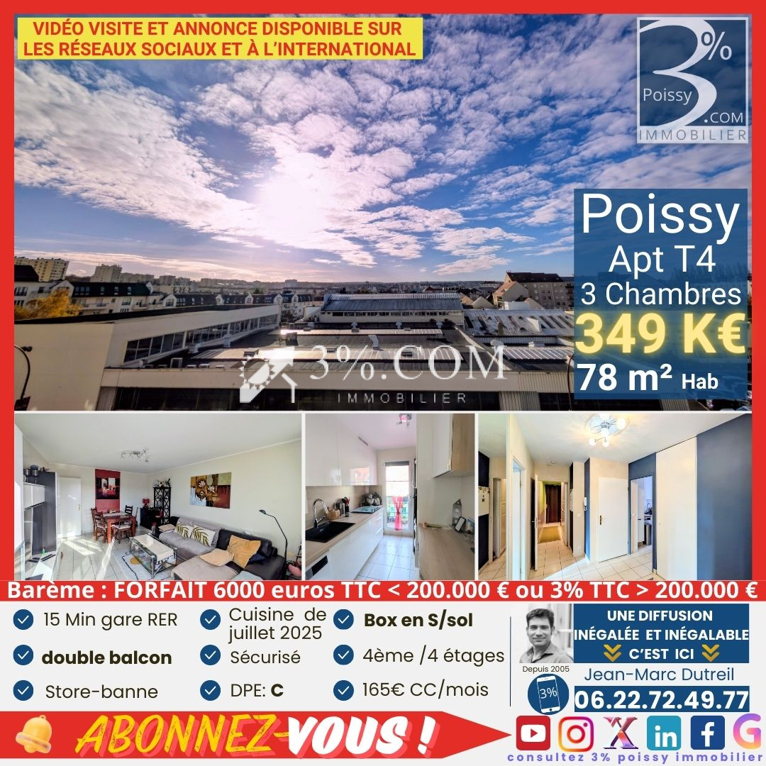 Agence immobilière de 3%.com Poissy immo