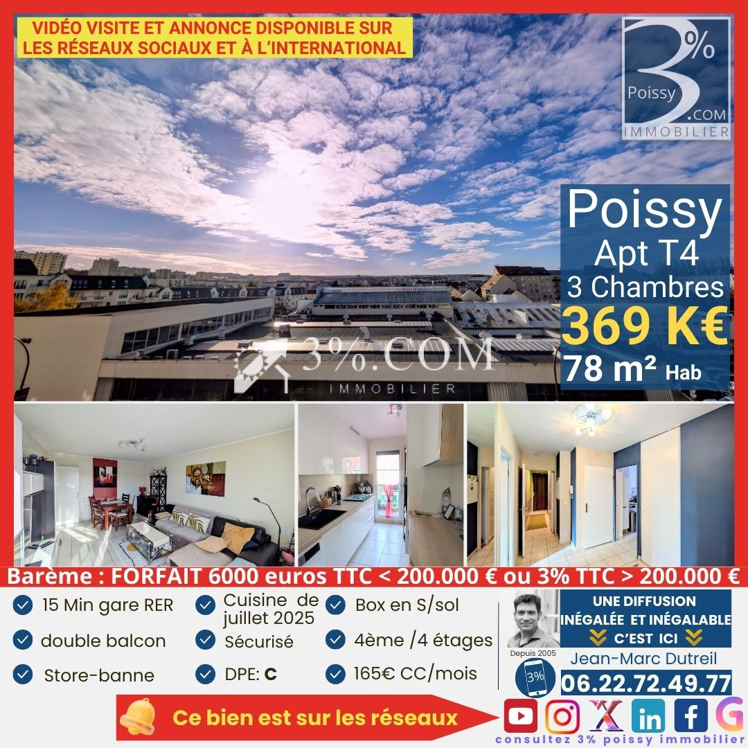 Agence immobilière de 3%.com Poissy immo