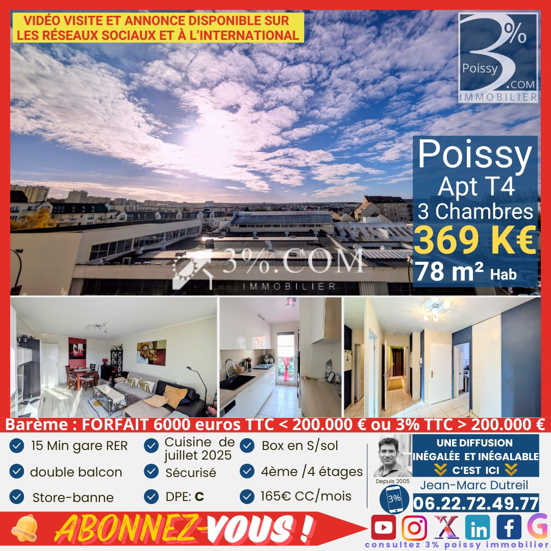 Agence immobilière de 3%.com Poissy immo