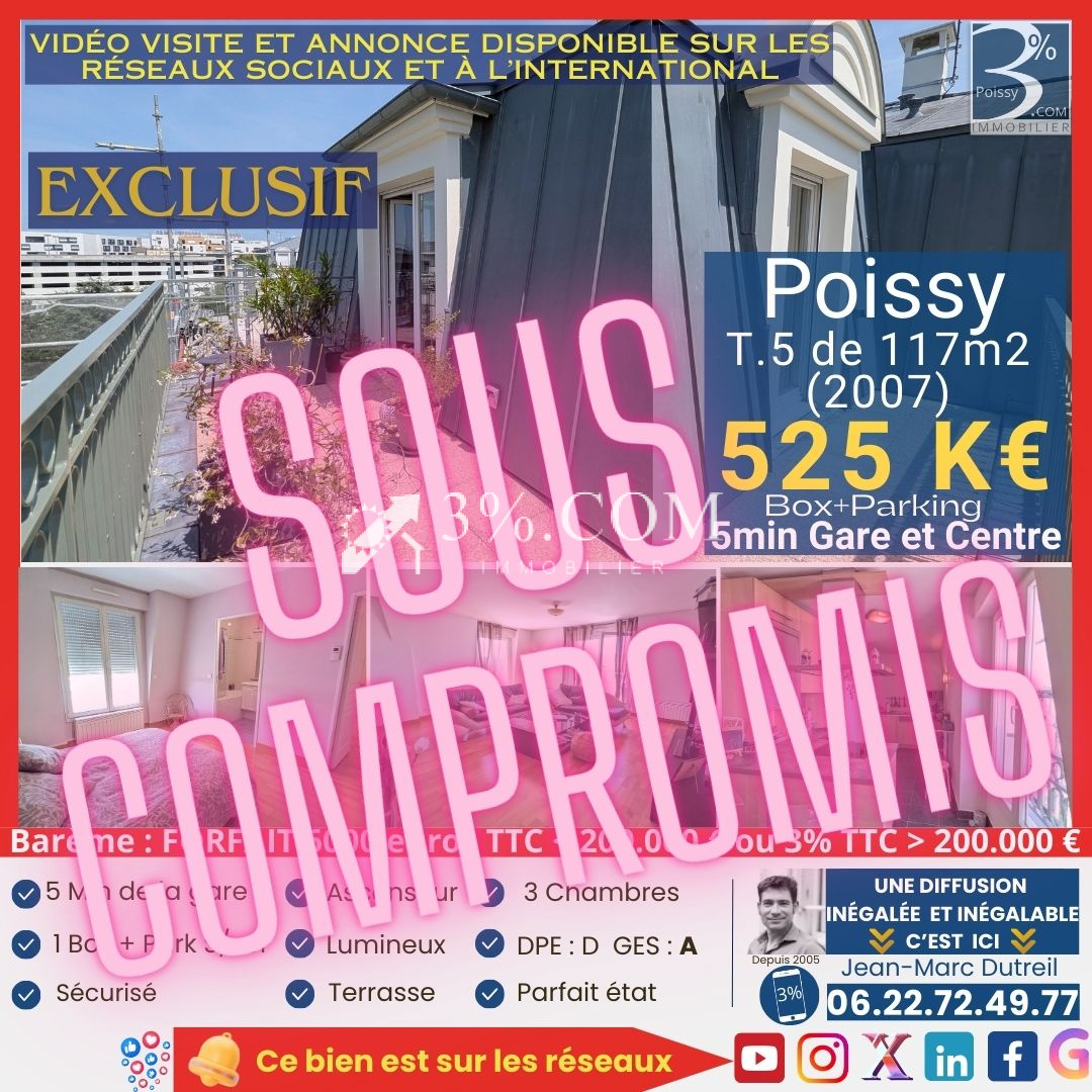 Agence immobilière de 3%.com Poissy immo