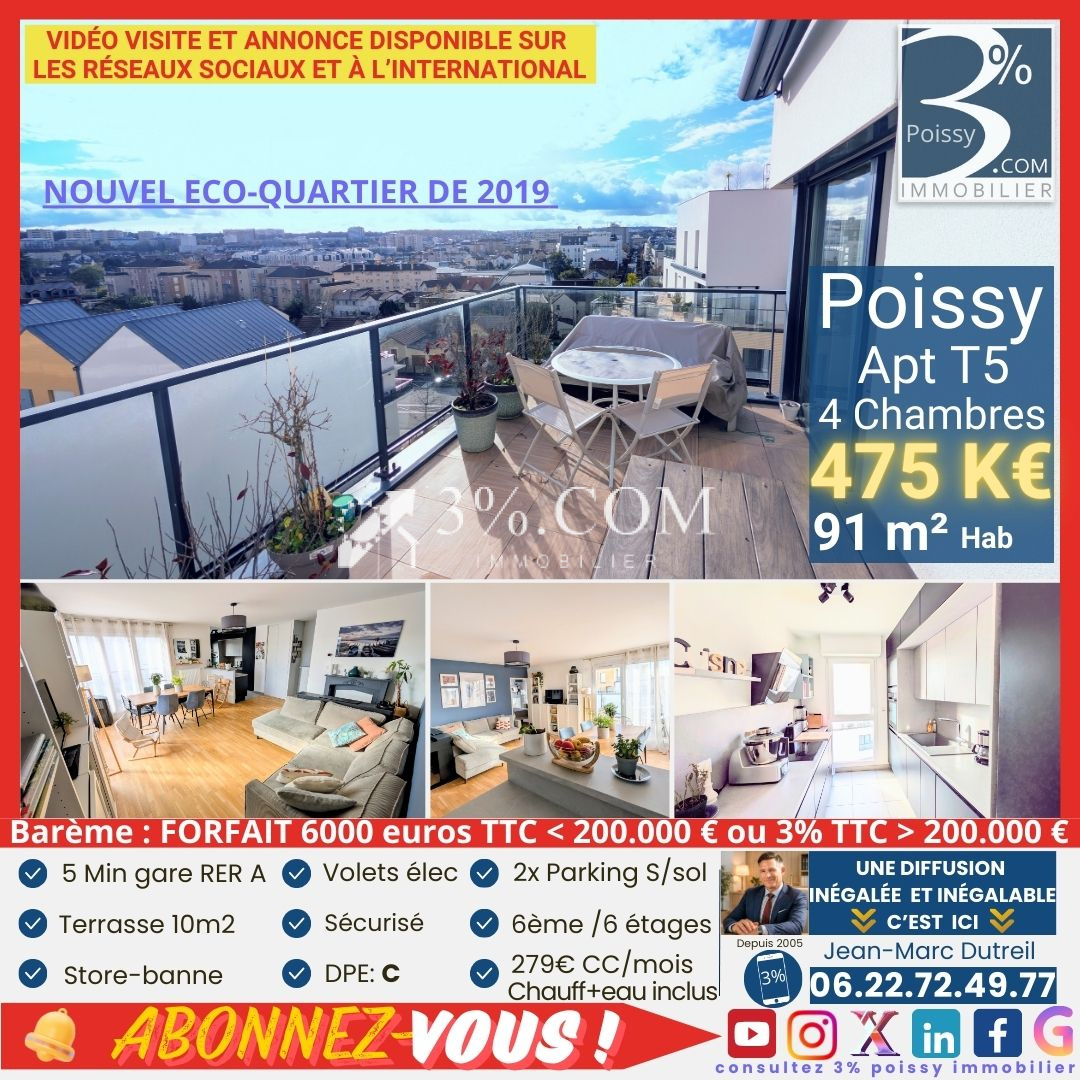 Agence immobilière de 3%.com Poissy immo