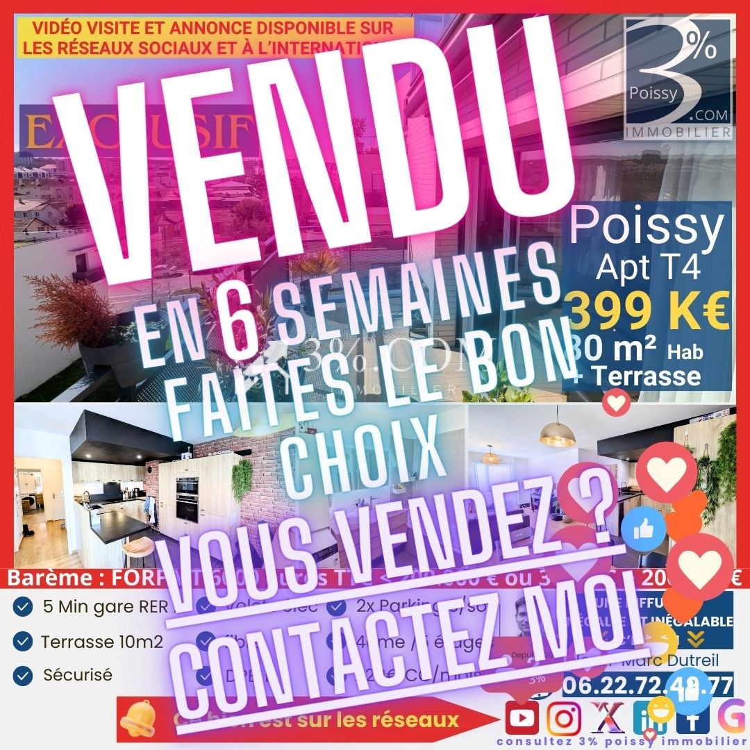 Agence immobilière de 3%.com Poissy immo