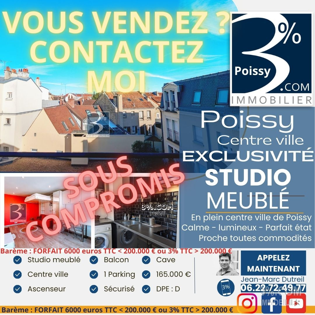 Agence immobilière de 3%.com Poissy immo