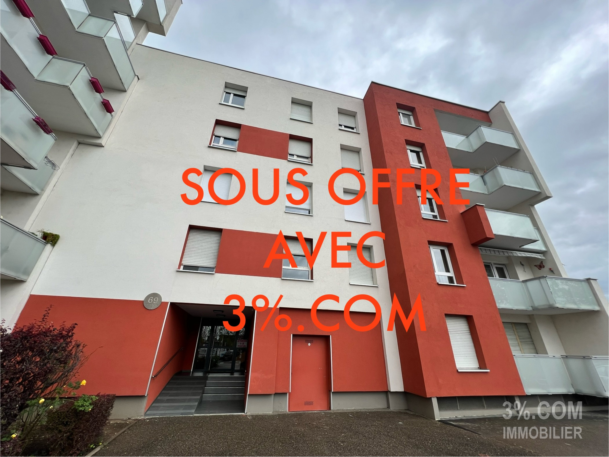 Vente Appartement 68m² 3 Pièces à Strasbourg (67100) - 3%.Com