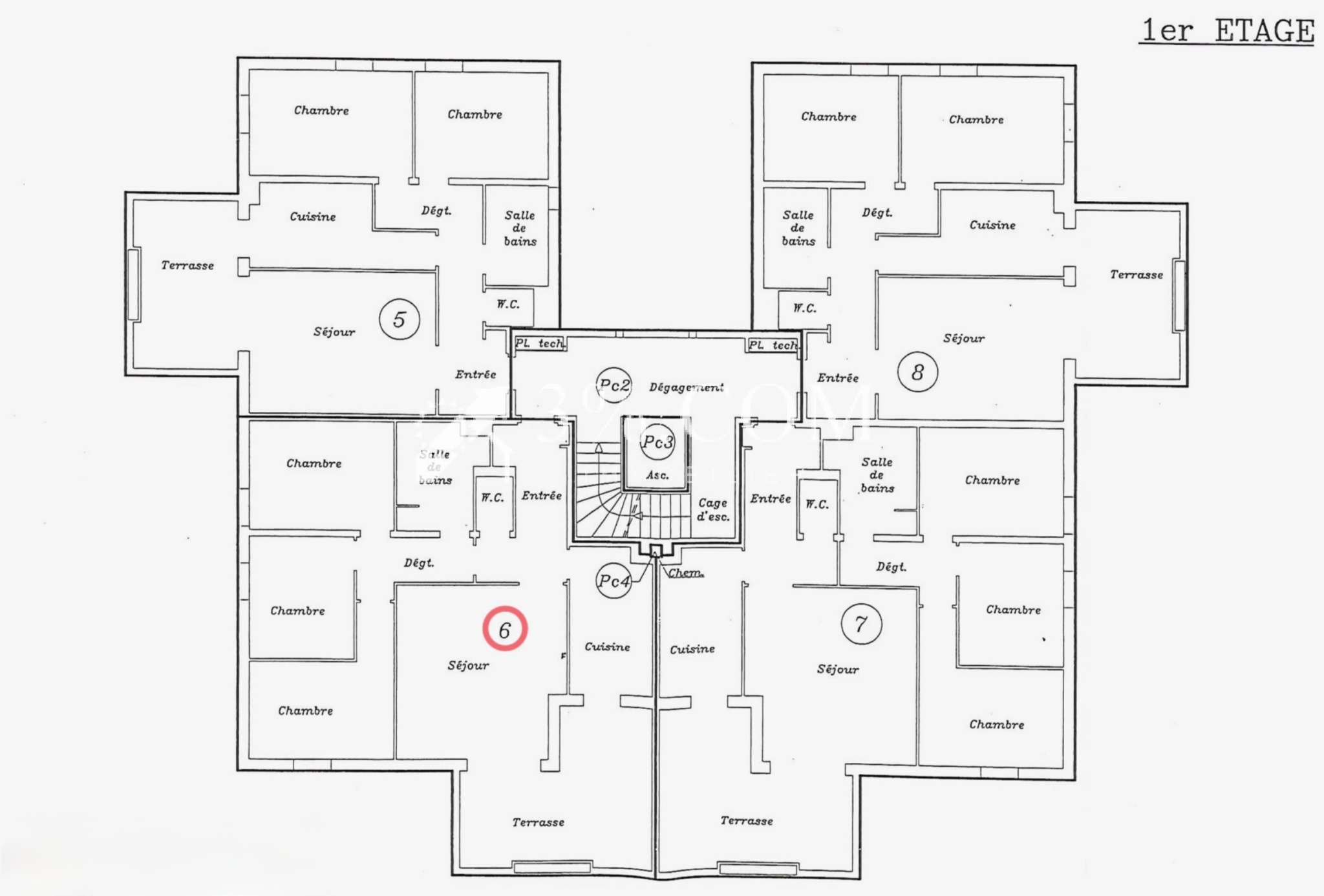 3%COM- EXCLUSIVITÉ à WEYERSHEIM, 4 pièces LOUÉ de 81,5m2, ga