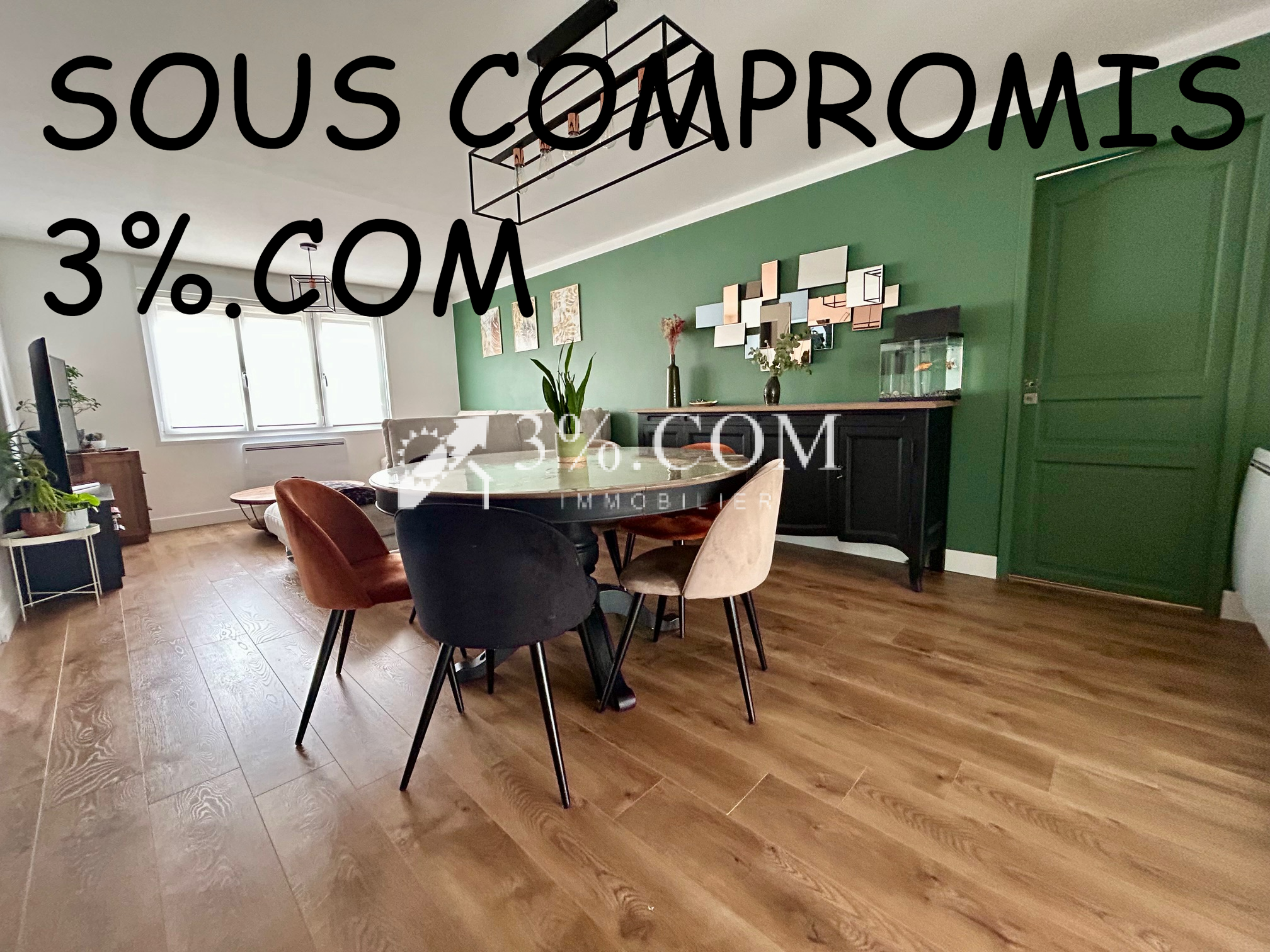 Jolie maison de lotissement de 104 m2, salon salle à manger,